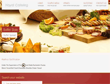 Tablet Screenshot of hayatcatering.com